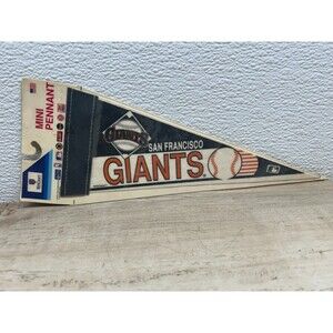 Vtg 1980s MLB San Francisco Giants Mini Penant By WinCraft NOS